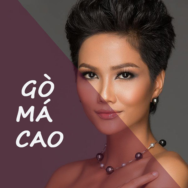 Phụ nữ gò má cao